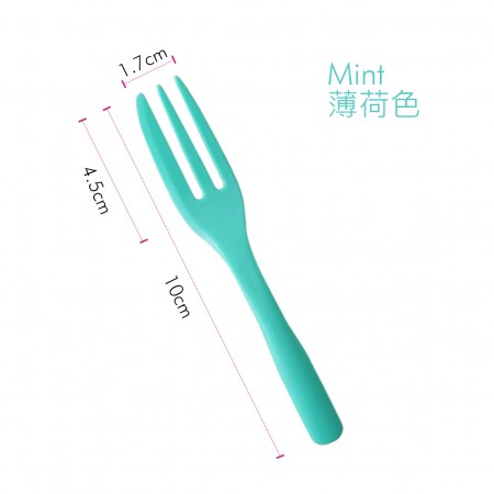 薄荷色蛋糕叉